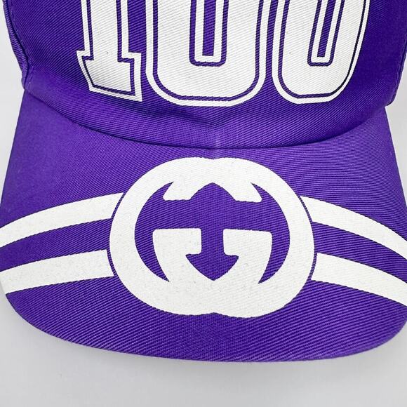 NWT Gucci 100 Baseball Hat In Purple Size L main image 11